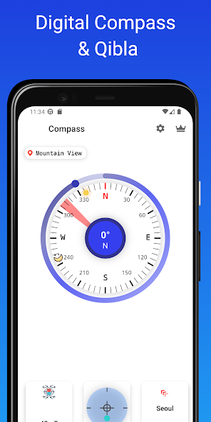 Digital Compass Screenshot