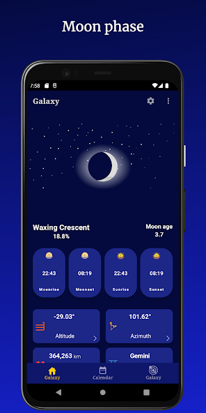 Moon Phases Screenshot